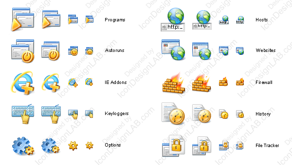 Toolbar Iconset for Firewall Online Armor