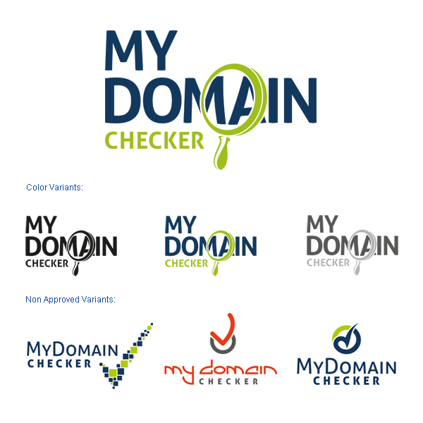 Logotype Design for My Domain Checker