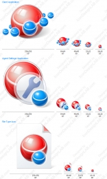 Set of application icons for Remote Control