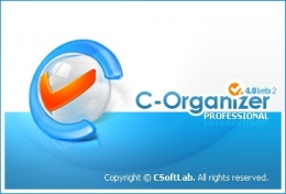 Splash screen design for С-Organizer