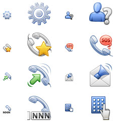 Toolbar Icons Design for PortaOne Inc.