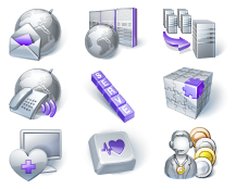 Small Website icons for Purplelattice.com