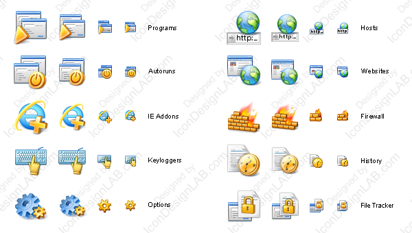 Toolbar Iconset for Firewall Online Armor