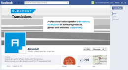 Facebook Page Design for Alconost (variant 3)